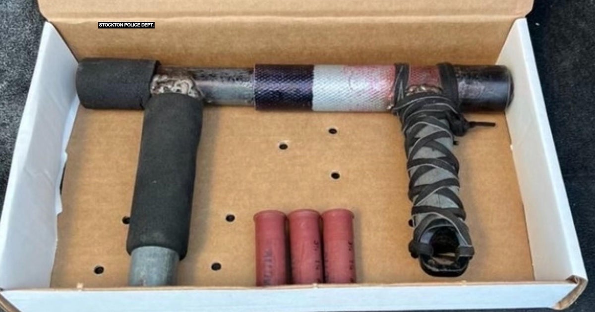 Homemade pellet gun seized from suspect during Stockton clean-up mission