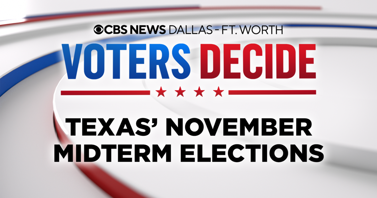 What you need to know about Texas' November midterm elections - CBS Texas