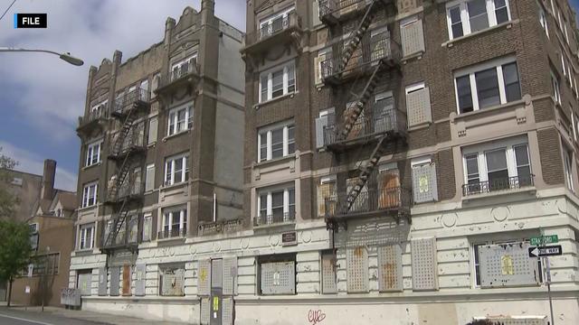 File photo of an abandoned building Newark. 