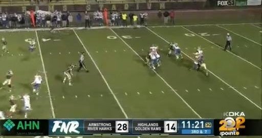 High School Football Highlands Vs. Armstrong CBS Pittsburgh