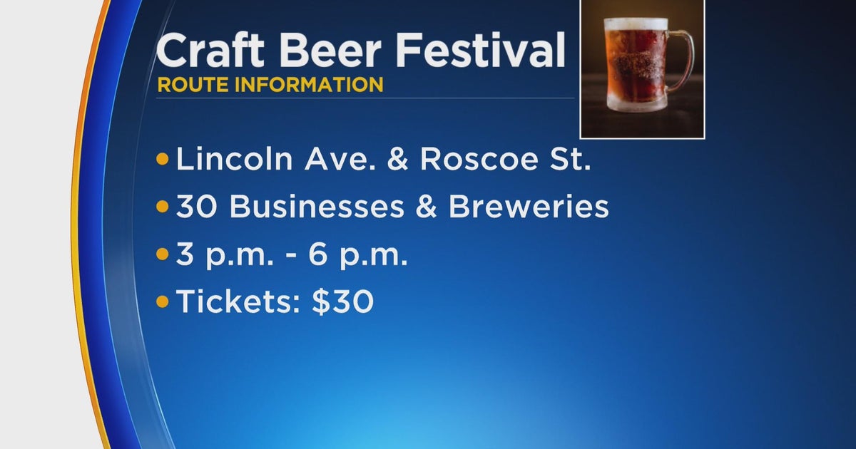 Lincoln Avenue and Roscoe Street Beer Stroll happening Saturday CBS