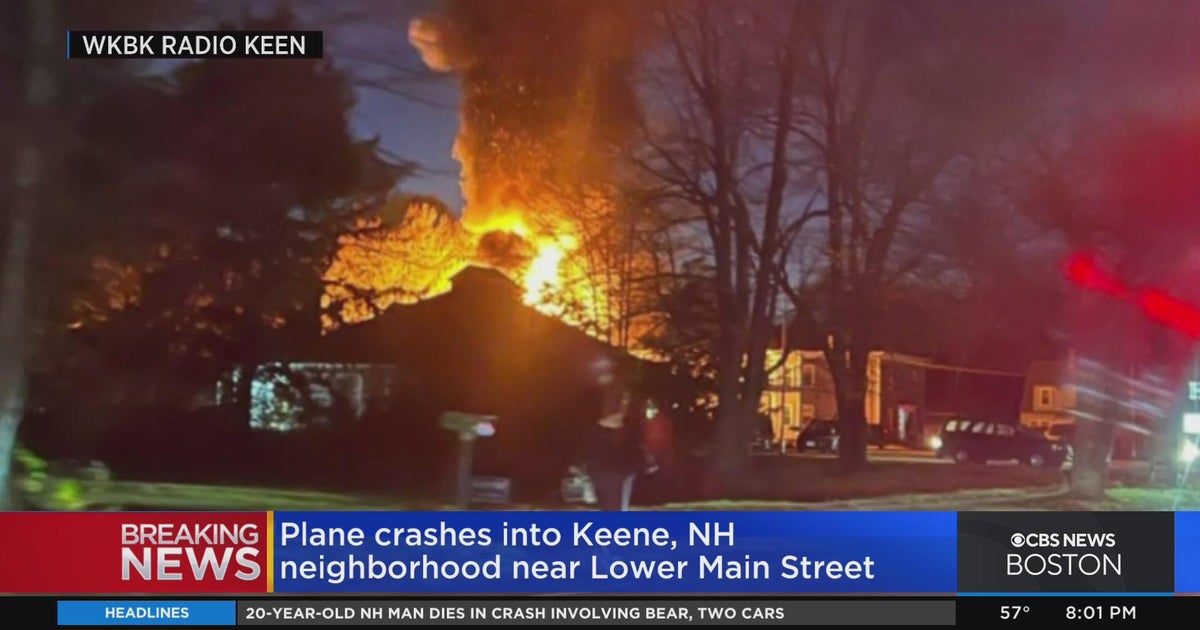 Plane crashes in Keene, NH causing fire CBS Boston