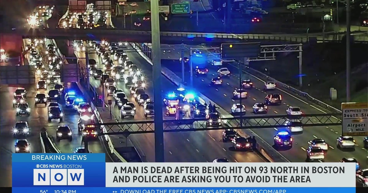 Pedestrian killed on Route 93 in Boston - CBS Boston