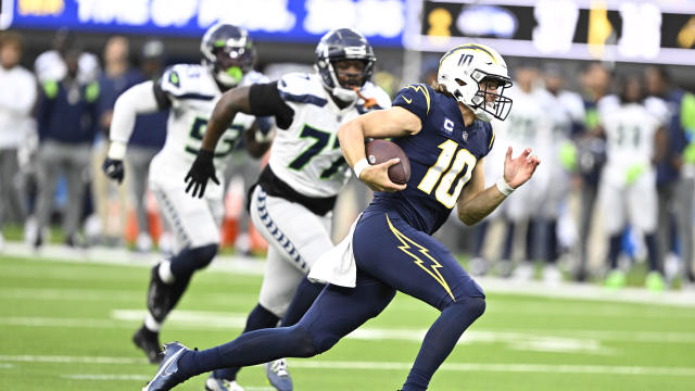 Seattle Seahawks defeated the Los Angeles Chargers 37-23 during a NFL football game. 