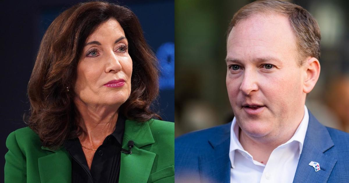 Hochul slams Zeldin on Trump in debate, calling for a vote to overturn the 2020 election