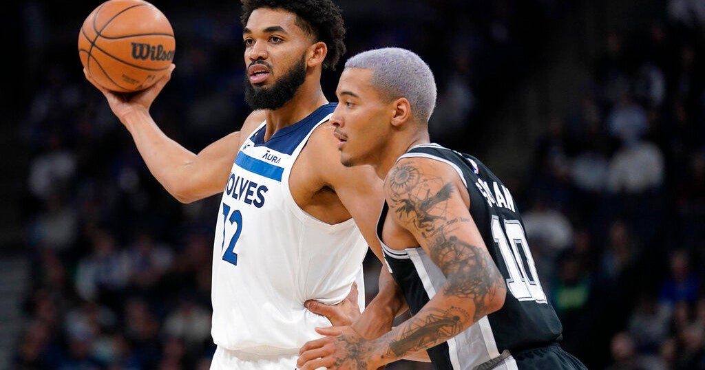 Wolves outplayed in loss to Spurs 115-106 - CBS Minnesota