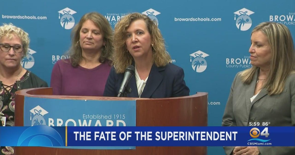 Superintendent Dr. Vickie Cartwright's job is on the line as Broward