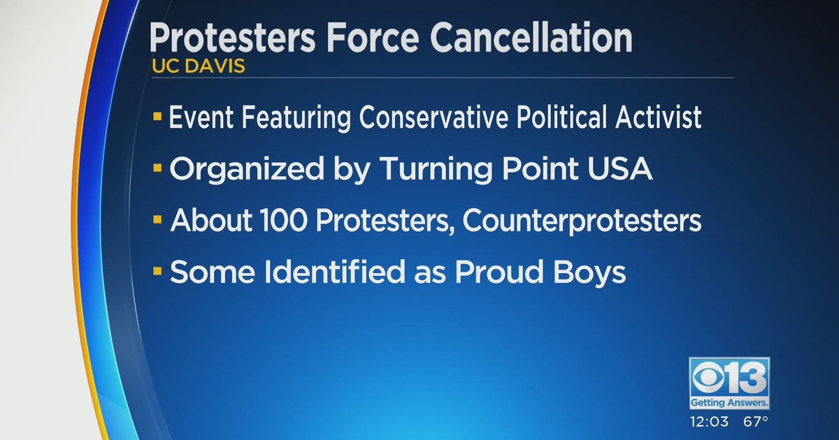 Protesters force Turning Point USA to cancel event at UC Davis
