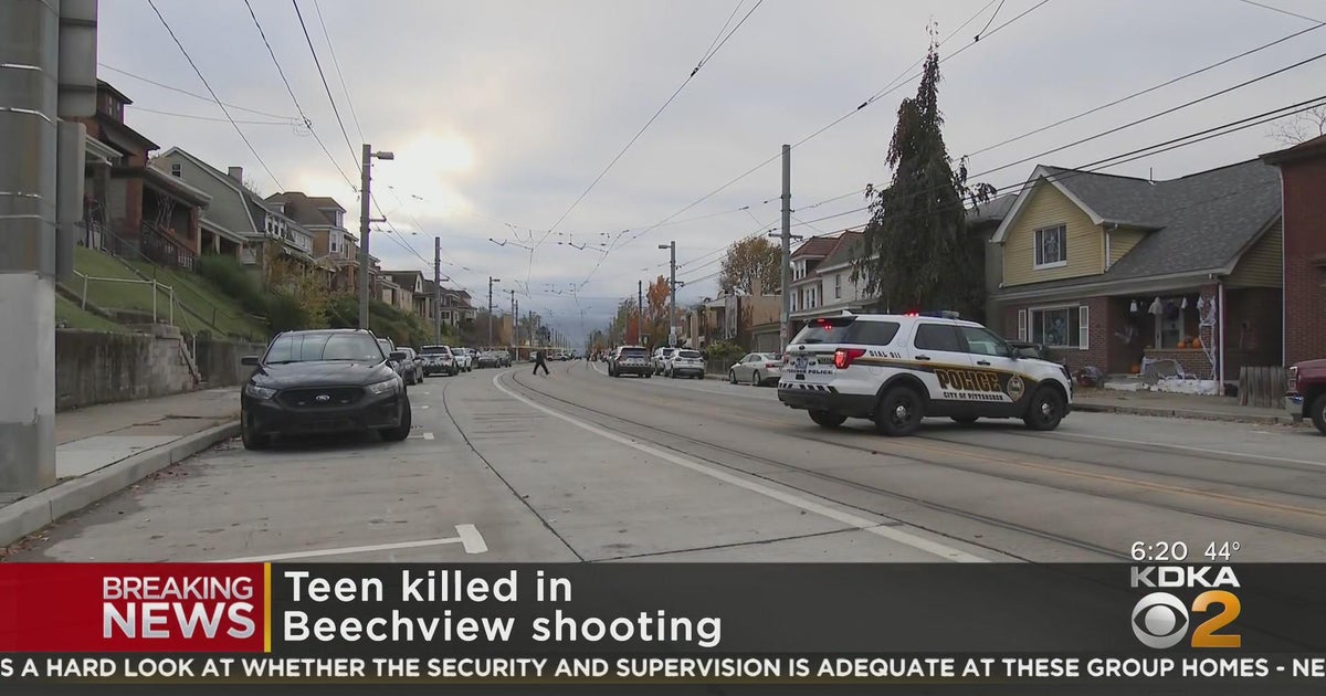 Teen killed in Beechview shooting CBS Pittsburgh