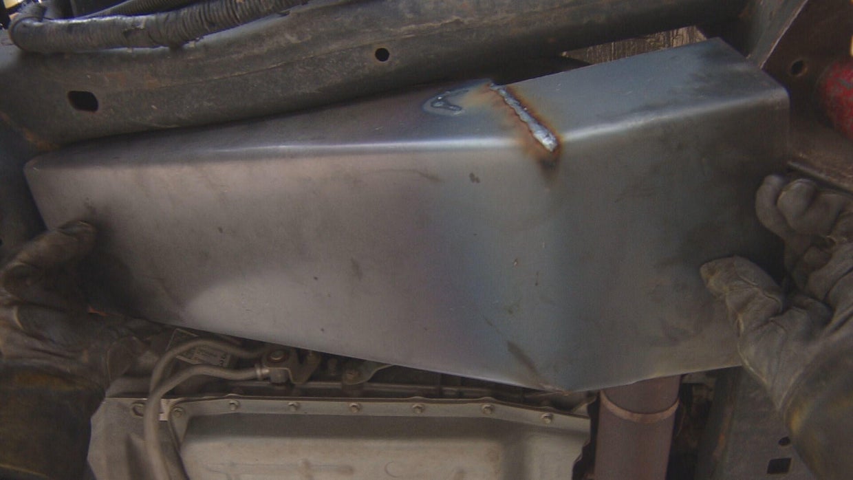 Shields, cages used to stop catalytic converter thieves "Cheaper than