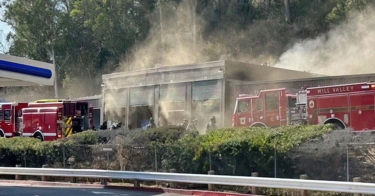 Fire at storage facility in Mill Valley prompts shelter-in-place - CBS ...