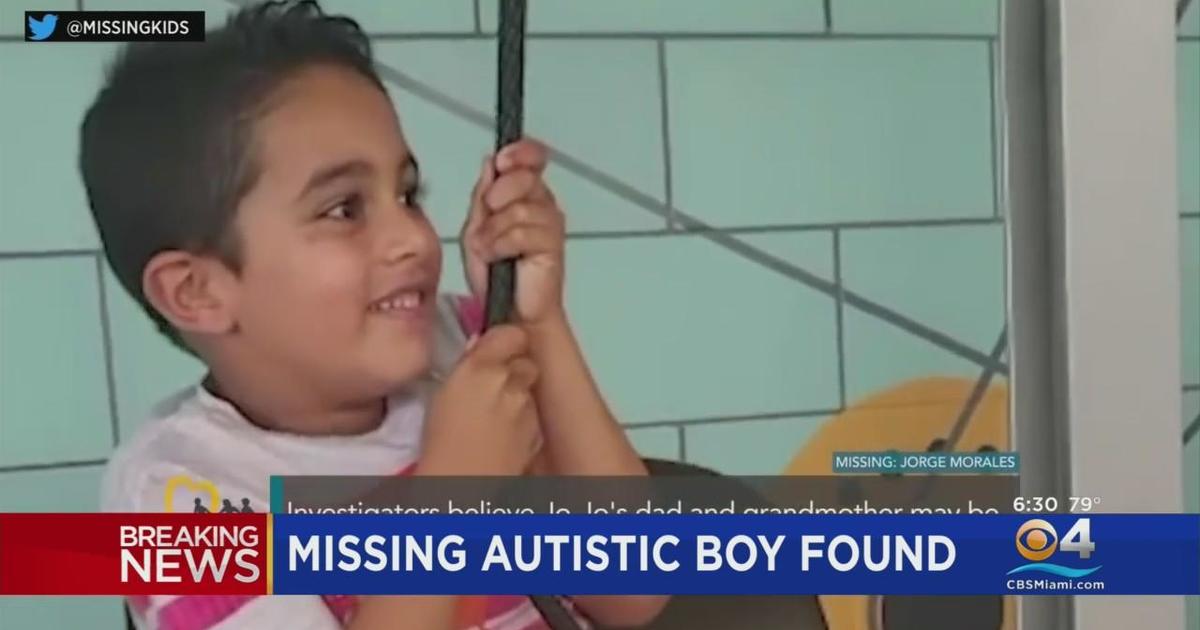 Missing Autistic Boy Found - CBS Miami