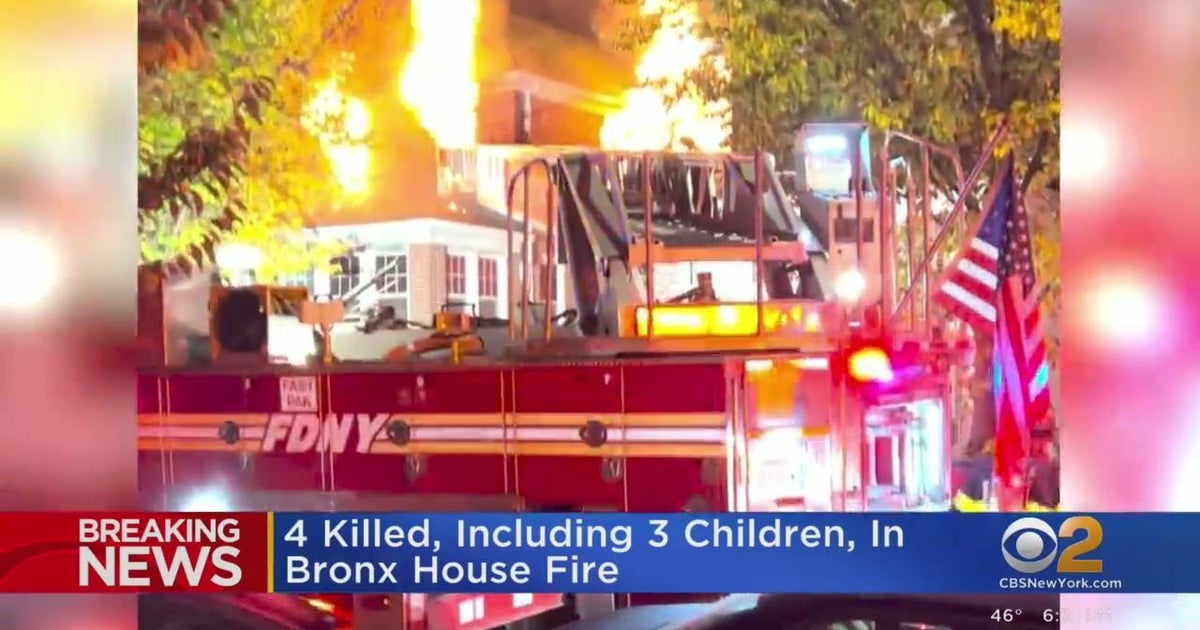 FDNY: 4 dead, including 3 children, in Bronx house fire - CBS New York