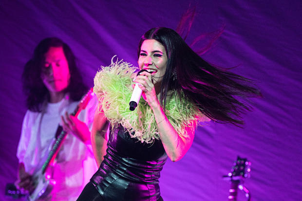 Marina performs at the Chase Center 