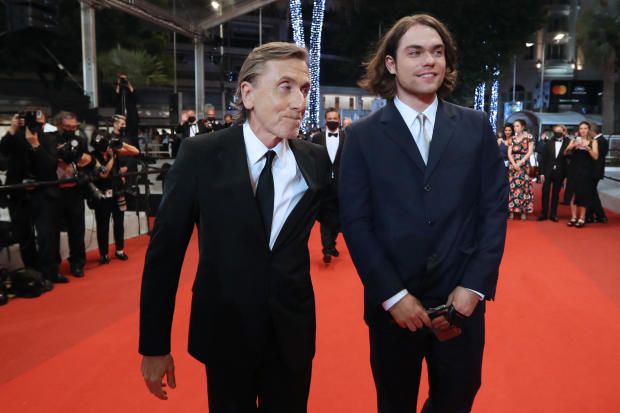 Actor Tim Roth and his son, Michael Cormac Roth 