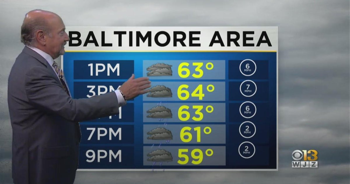 Marty Bass has your Monday afternoon weather CBS Baltimore