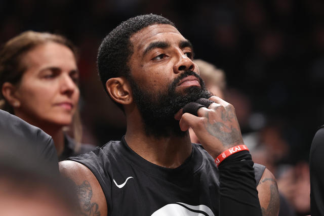 Courtside NBA fans wear 'fight antisemitism' shirts at Kyrie