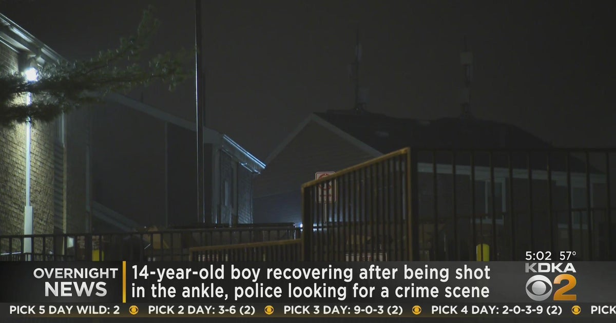 14-year-old boy shot in the ankle - CBS Pittsburgh