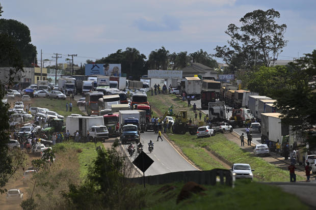Jair Bolsonaro supporters block highways after election 