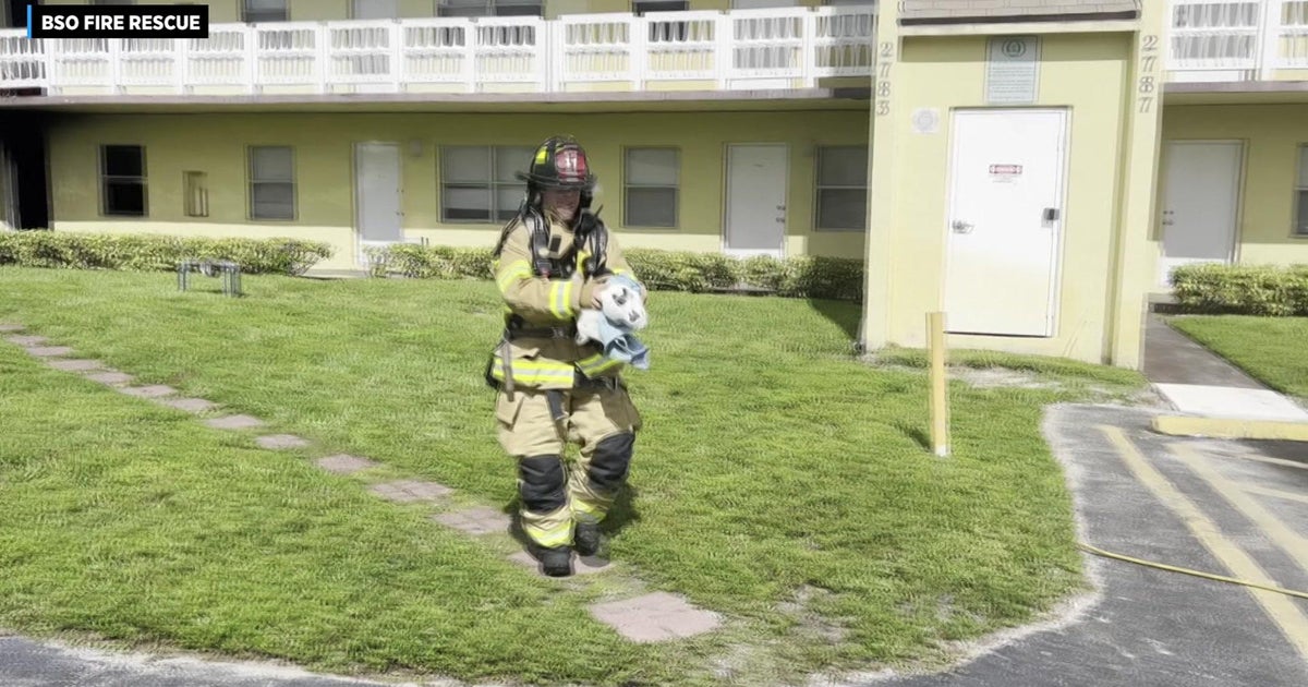 Smoke from Lauderdale Lakes condominium fire displaces neighbors, bunny rescued