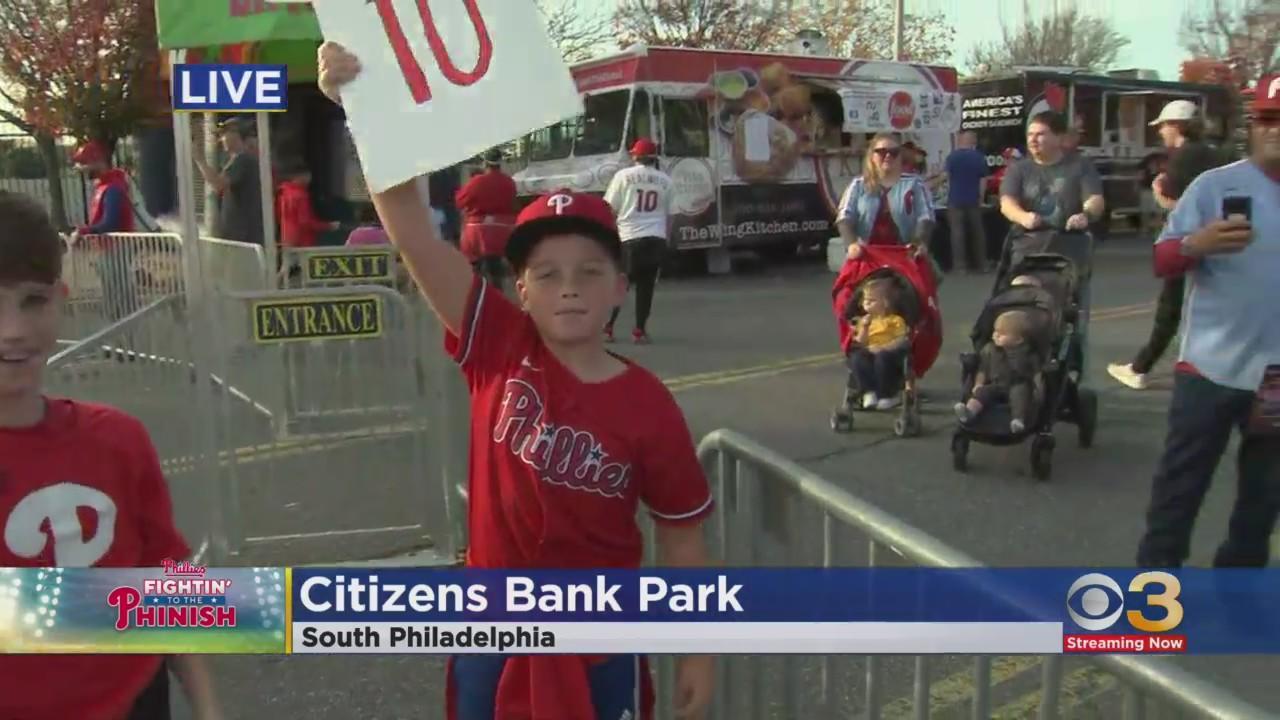 Phillies Game 4 block party at Citizens Bank Park kicks off