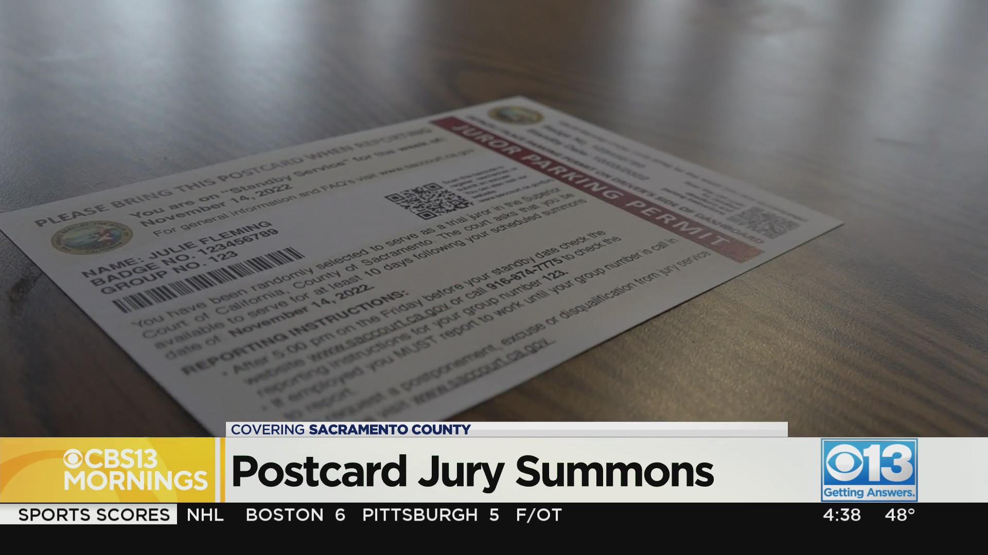 Jury Duty notices in Sacramento County get a new look