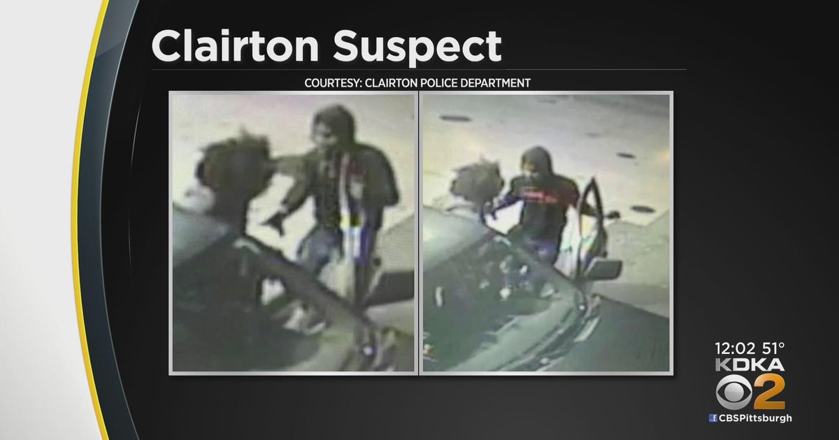 Clairton police release photos of suspect in shooting CBS Pittsburgh