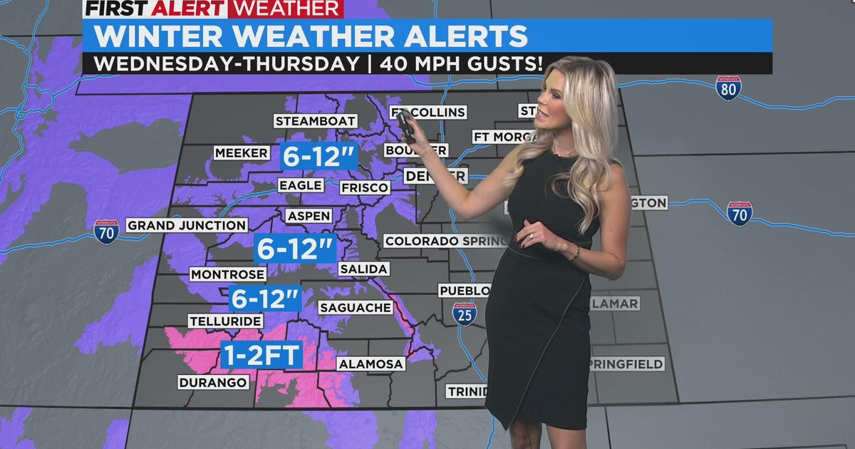 Cold and snow heading for Colorado - CBS Colorado