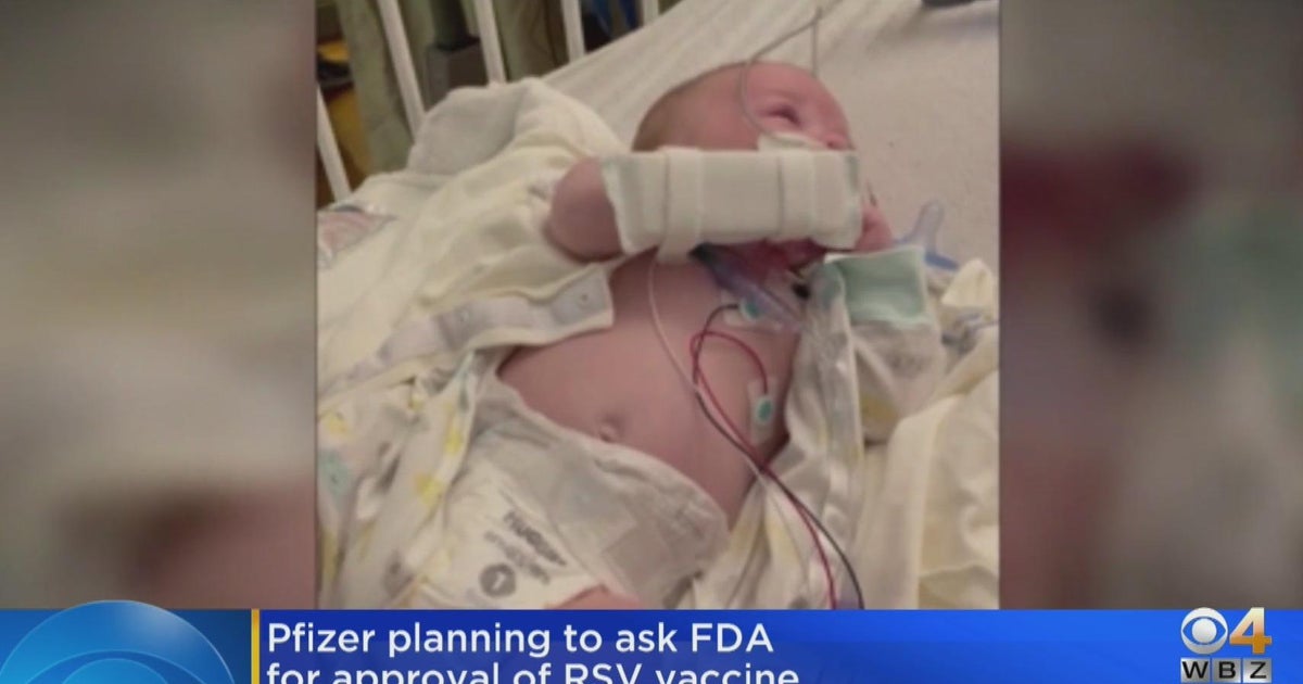 Pfizer planning to ask FDA for approval of RSV vaccine - CBS Boston