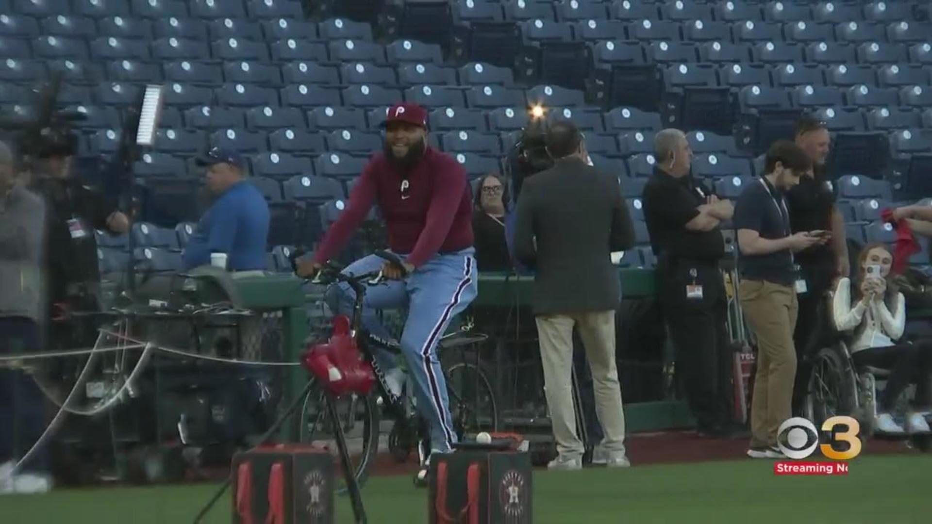 José Alvarado is back with Philadelphia Phillies thanks to a bike