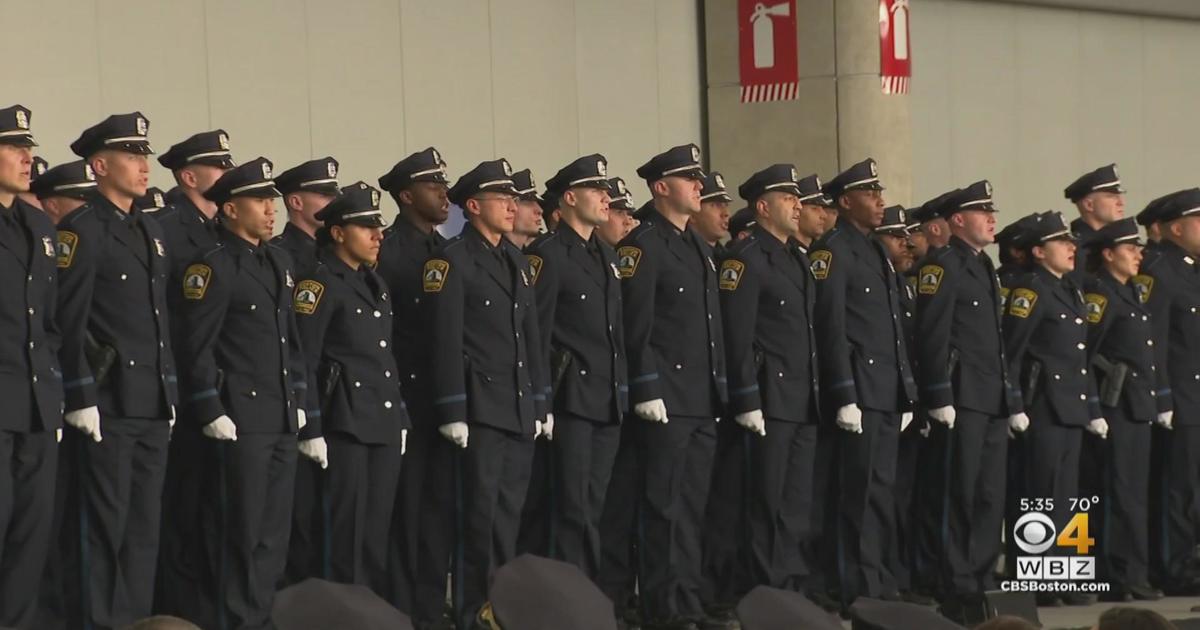 100 new Boston Police officers hit the streets at a critical time