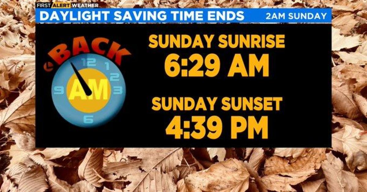 Daylight saving time ends this weekend CBS Chicago