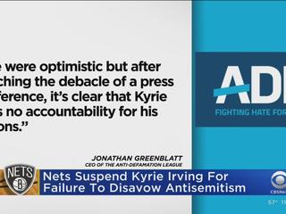 Kyrie Irving apologizes amid suspension by Brooklyn Nets over 'failure to  disavow antisemitism' after Twitter controversy