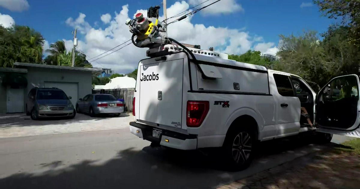 Truck outfitted with lasers, cameras maps streets, sidewalks for potential dangers