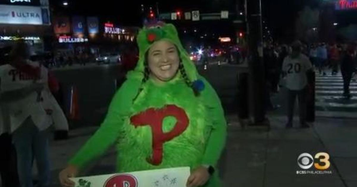 Sports fans are loving the Phillies' run to the World Series CBS