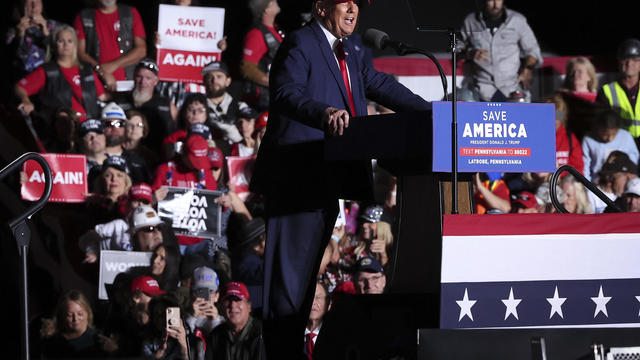 Former President Trump Holds Rally In Pennsylvania Ahead Of Midterms 
