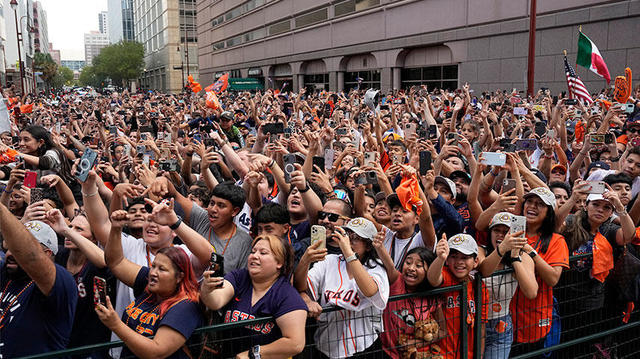 Fans celebrate Houston Astros' World Series win with parade, 1