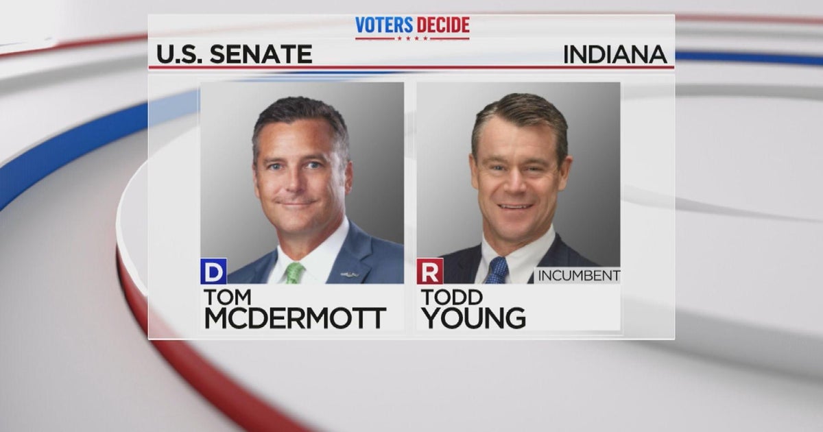 Todd Young Projected Winner In Senate Race Over Tom McDermott - CBS Chicago
