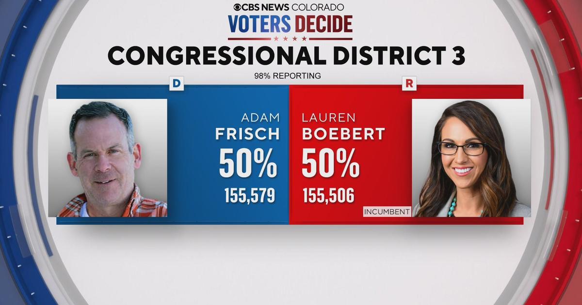 Colorados 3rd Congressional District Race Even Closer Cbs Colorado 4331