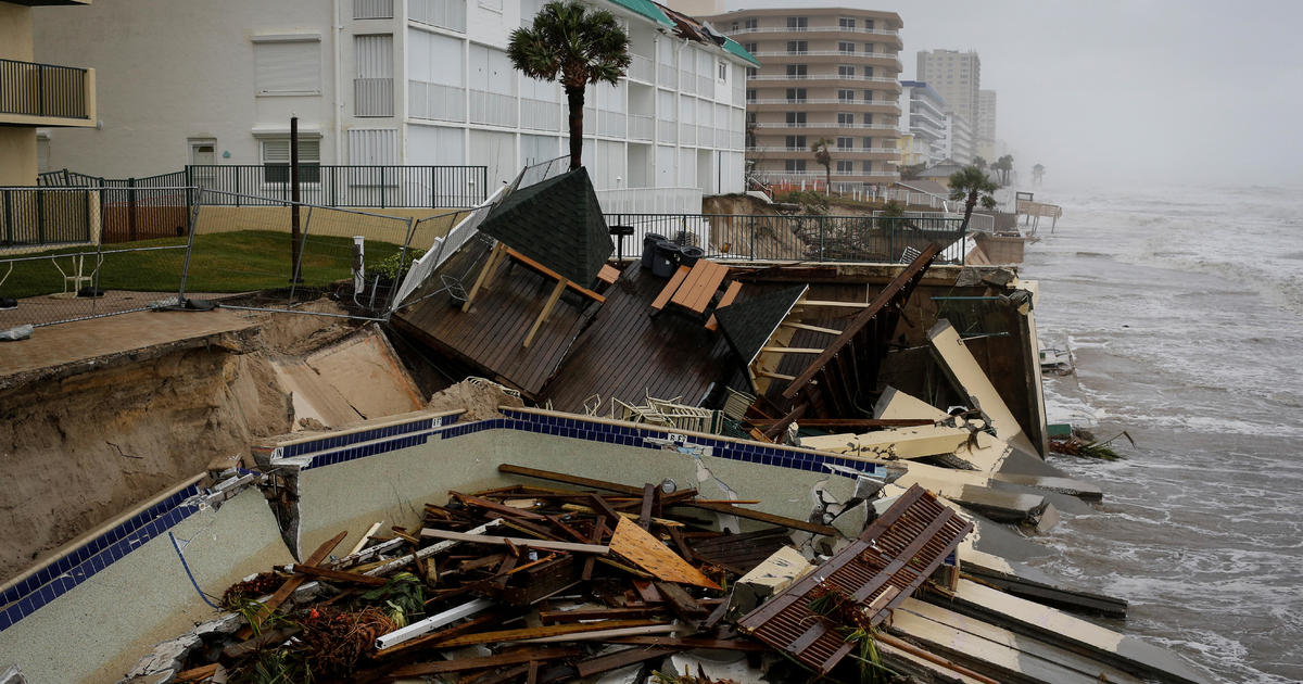 Nicole, which hit Florida as rare November hurricane, topples homes after  making landfall - CBS News