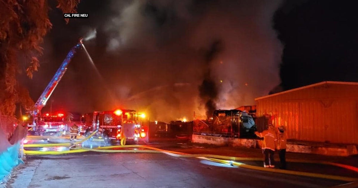 Roads shut down in Placer County due to pallet fire