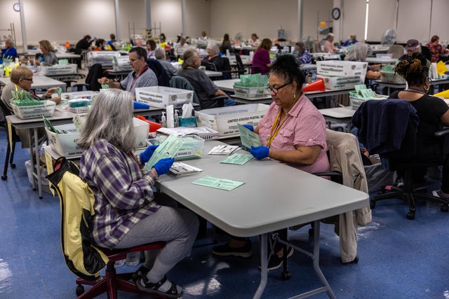 Ballot Counting Continues In Arizona Day After Midterm Election 