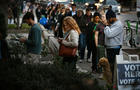 WASHINGTON, D.C. - NOVEMBER 8: Voters stand in line at the Jewi 