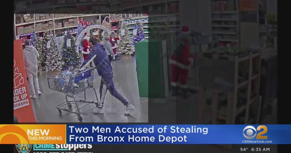 NYPD: Suspects stole $1,000 in merchandise from Home Depot - CBS New York