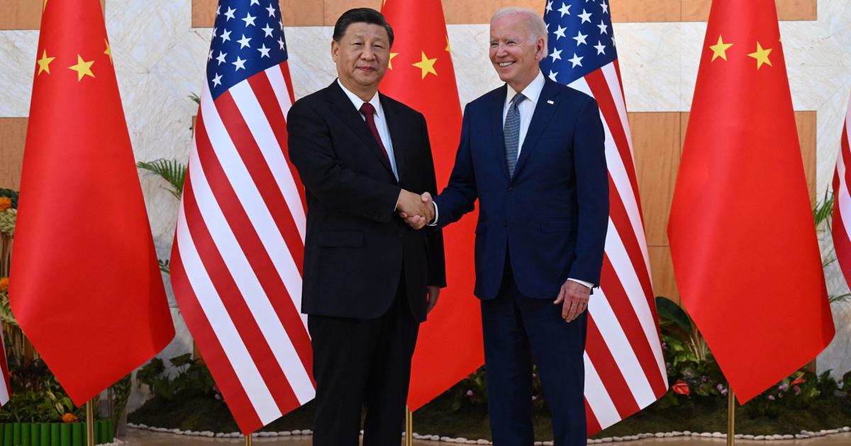 President Biden and China's Xi Jinping shake hands, say they'll manage "differences" at Bali meeting