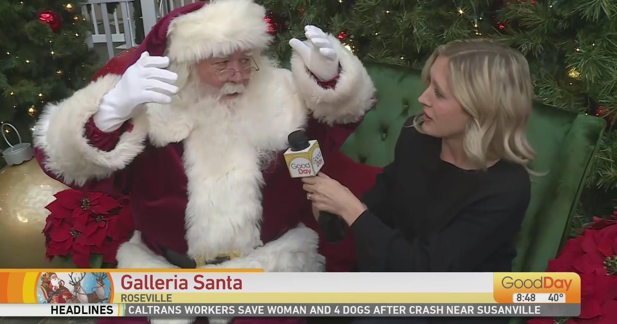 Santa has arrived at the Roseville Galleria! Good Day Sacramento