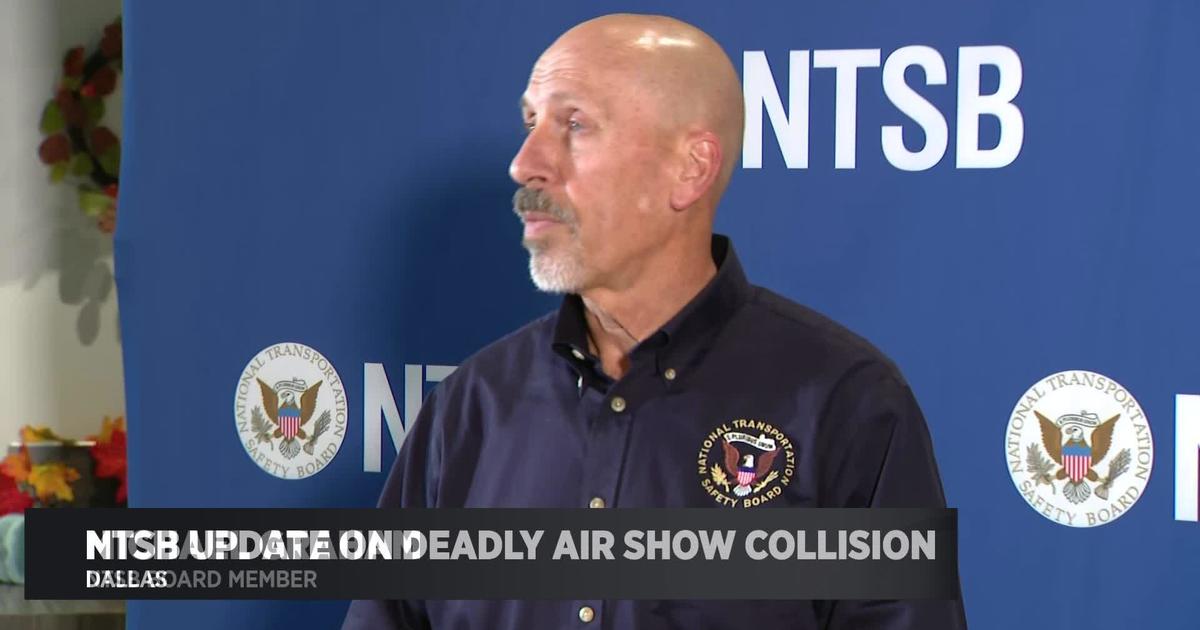 NTSB Provides Update On Deadly Collision During Dallas Air Show - CBS Texas