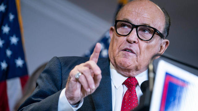 Rudy Giuliani Holds News Conference in Washington About Voter Fraud 
