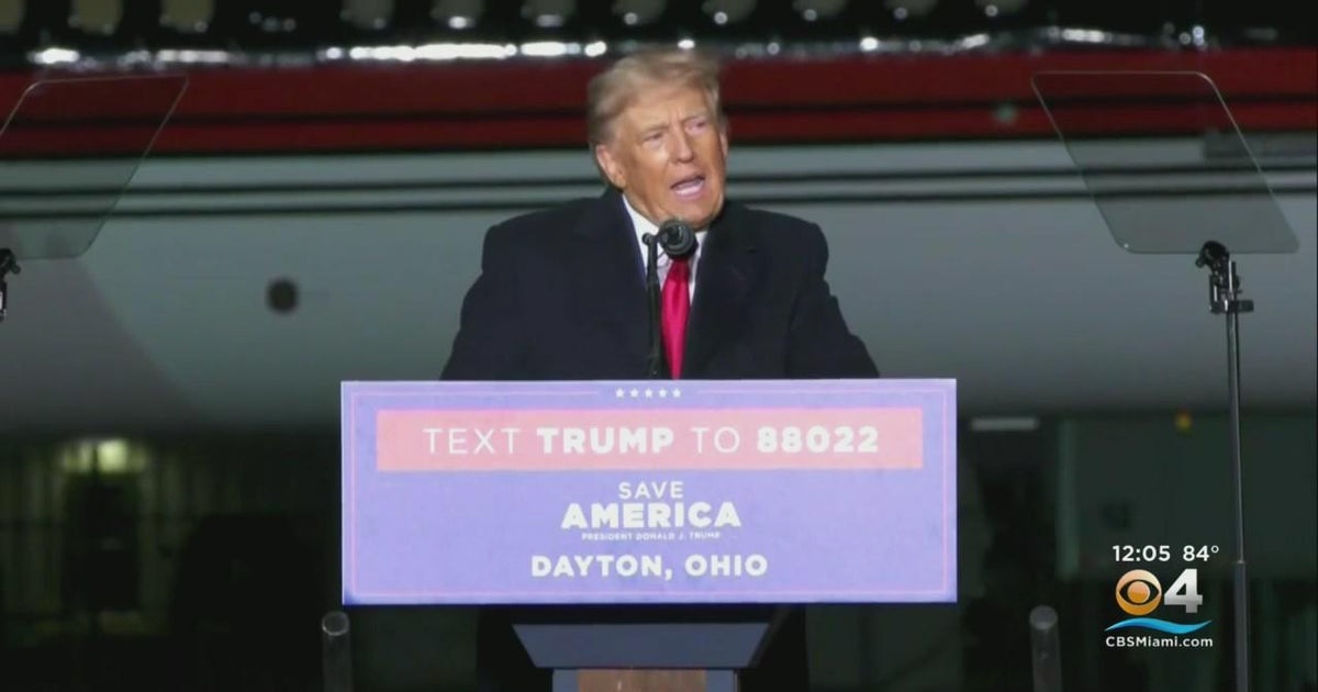 Previous President Trump to make