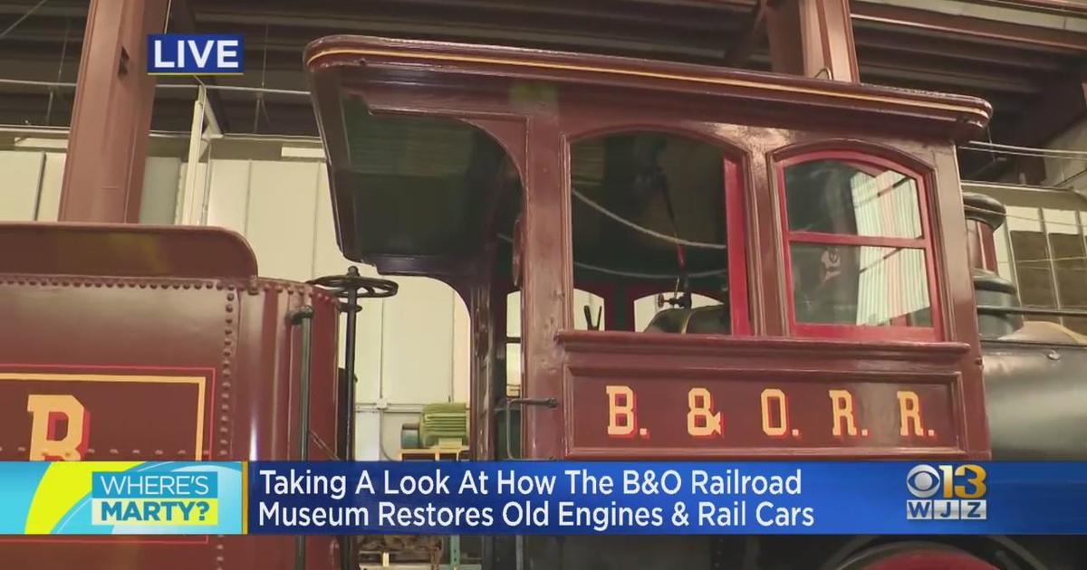 Where's Marty? Working On The Railroad At The B&O Railroad Museum - CBS ...